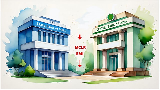 SBI And Central Bank Of India Reduce MCLR, Loan EMIs To Become Cheaper