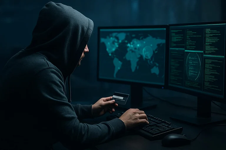Cyber Crimes in Chhattisgarh - AI Genrated Image