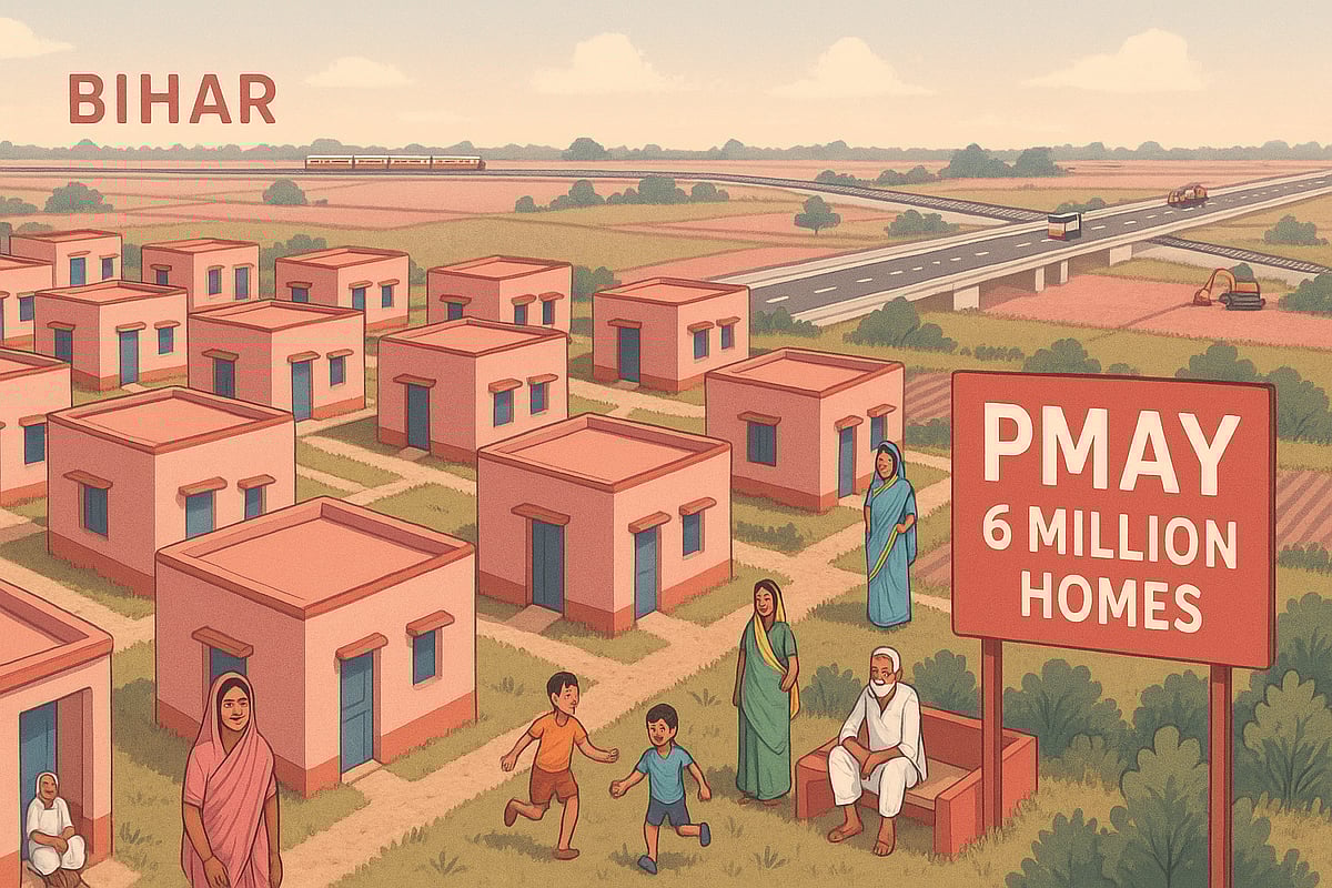 AI : With 6 Million Homes Under PMAY, Bihars Rural Housing Dream Inches Closer to Reality