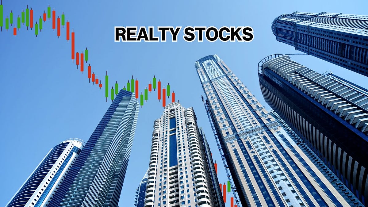 All the constituents of Nifty Realty index were trading in red in early trade - Canva