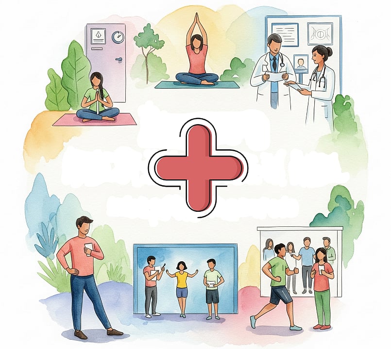 AI-Generated : A comprehensive healthcare, including preventive care is the need of the hour