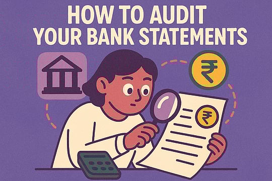 How To Audit Your Bank Statements To Catch Unnecessary Charges