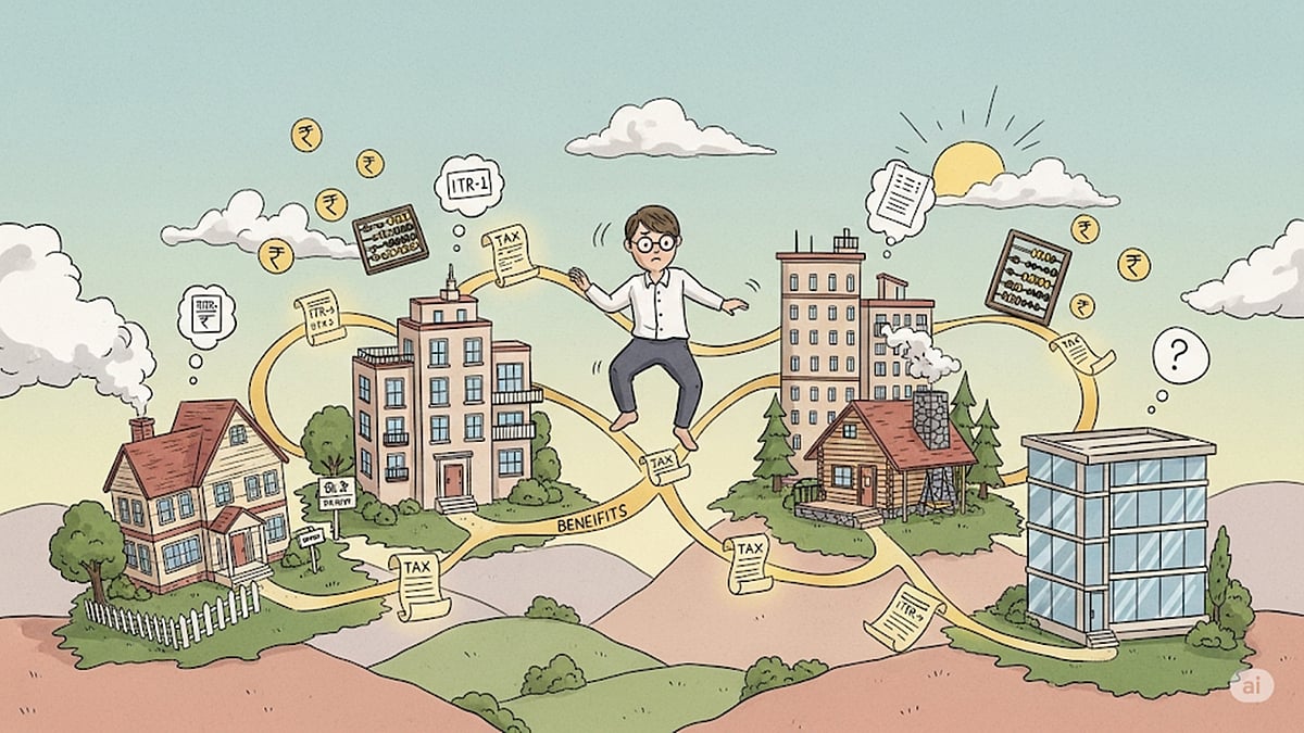 AI Generated : The law has evolved during the past few years to treat owners of multiple homes more fairly, particularly through the Old Tax Regime, which still provides significant deductions for interest and principal repayments.