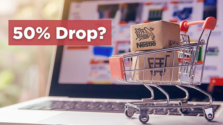 Because of the bonus issue, the share price adjusted accordingly - Canva, Nestle India