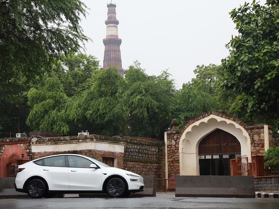 Tesla via Twitter : Tesla Showroom in Delhi
