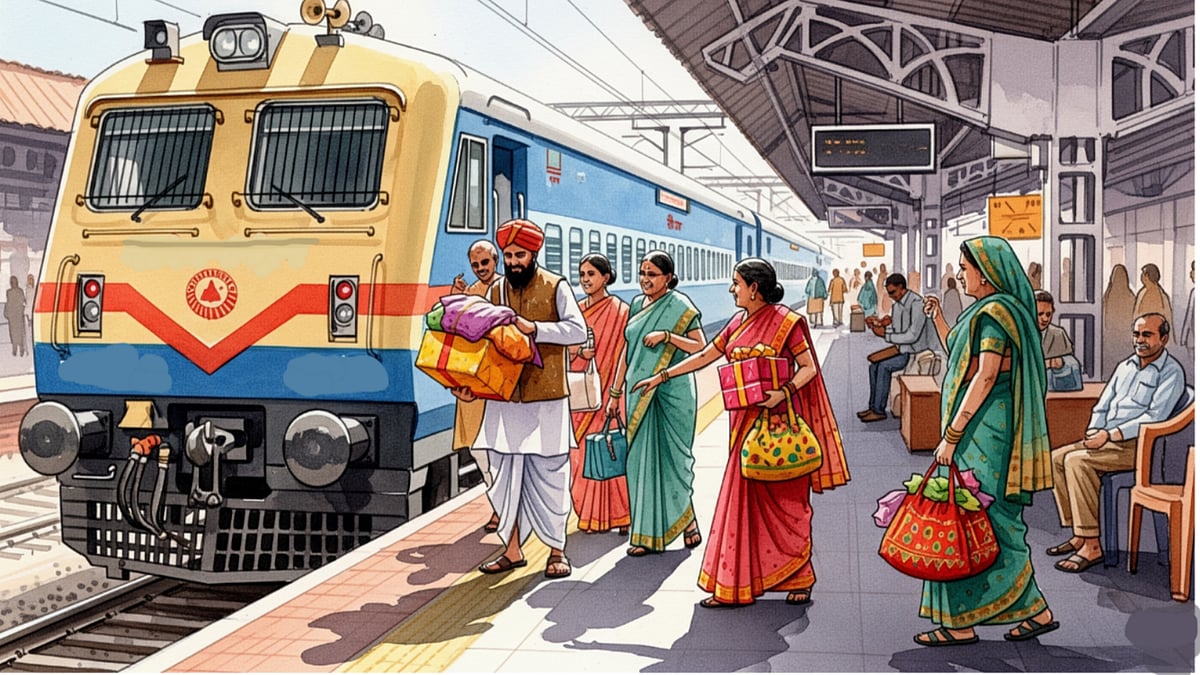 Railways to provide 20 per cent discount on round-trip packages for festivals - AI-Generated