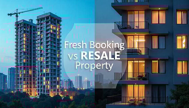 Fresh Booking vs Resale Property: Weighing the Real Estate Trade-offs