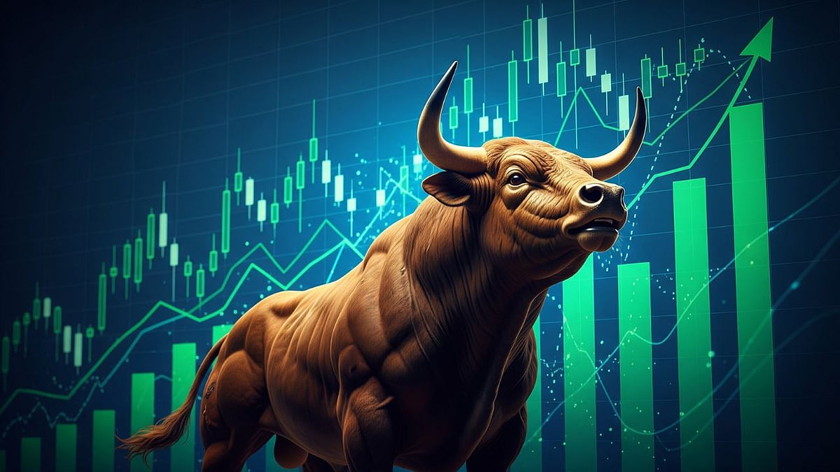 Gemini AI : Leading the rally, Nifty Auto index jumped as much as 4.75 per cent during the day. (AI-generated)