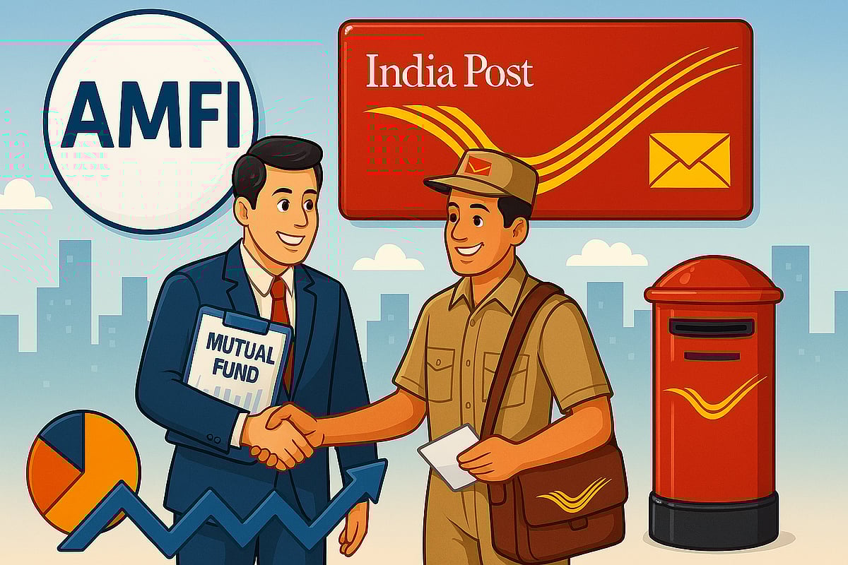 AI-Generated : AMFI and India Post partner to train 1 lakh postmen as distributors
