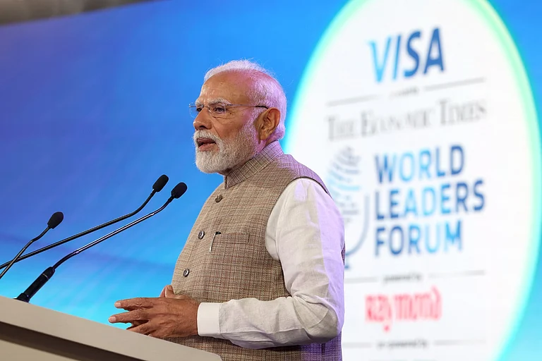 Prime Minister Narendra Modi addressed at World Leaders Forum - PMO India