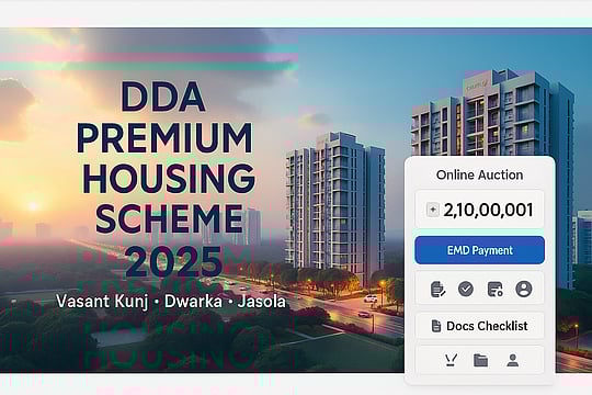 DDA Premium Housing Scheme 2025: How To Apply, Eligibility, Documents Required; A Comprehensive Guide For Homebuyers