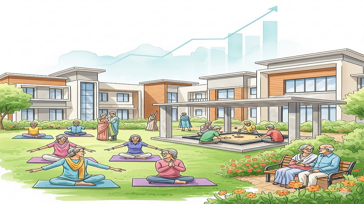 AI-Generated : Senior housing demand in India