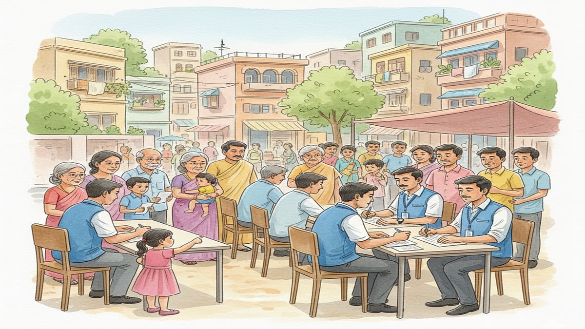 AI-Generated : Delhi launches 10-day Ayushman Bharat enrollment drive