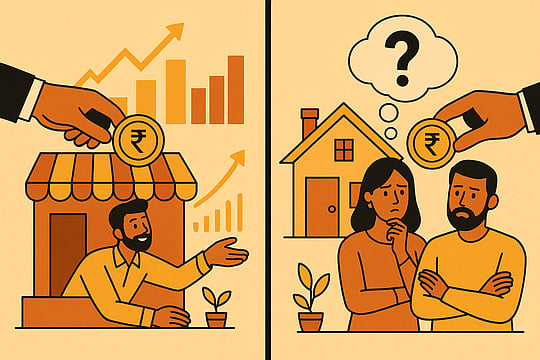 How India Lends: MSMEs Borrow Boldly, Households Turn Cautious