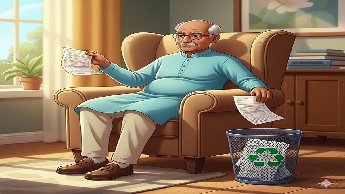 AI generated : Senior citizens income tax returns (ITR) filing exemption rule
