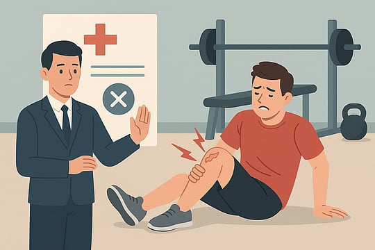 Why Your Health Insurance May Not Pay For Gym Injuries


