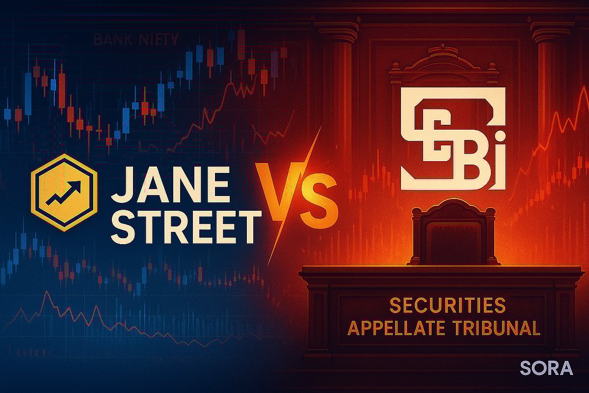 Image created using AI : Jane Street Files Case Against Sebi in Market Manipulation Dispute: Report