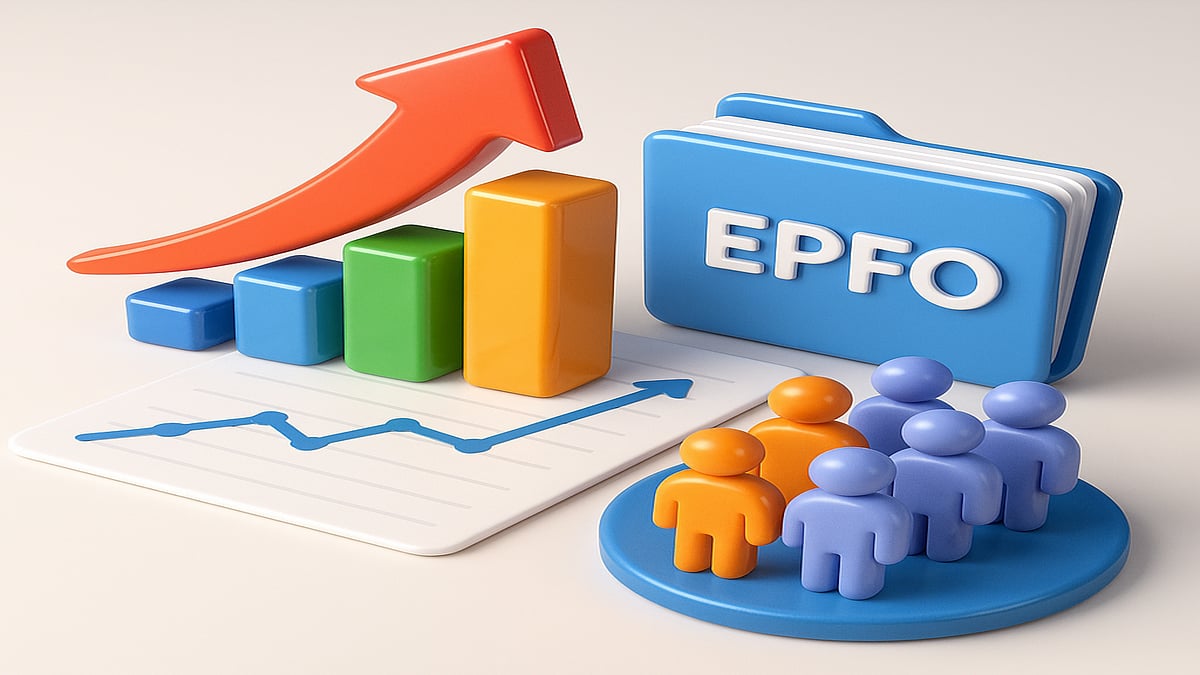 AI Generated : Youth Drive EPFO Enrolment Surge to 139.78 Lakh in FY25