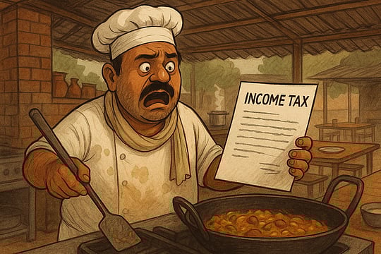 Income Tax Notice For Rs 40 Crore Transaction To Gwalior Cook Earning Just Rs 10,000! Money Laundering Scam Exposed
