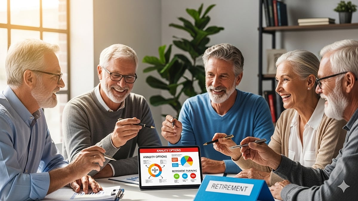 AI Generated : Your decision to choose between an Immediate Annuity and a Deferred Annuity should depend on your current financial situation and planned retirement date. 