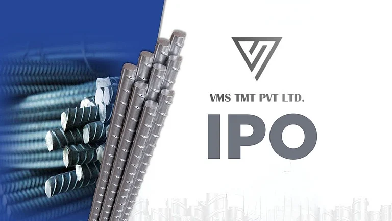 The VMS TMT IPO is currently commanding a GMP of Rs 20 over the issue price - VMS TMT