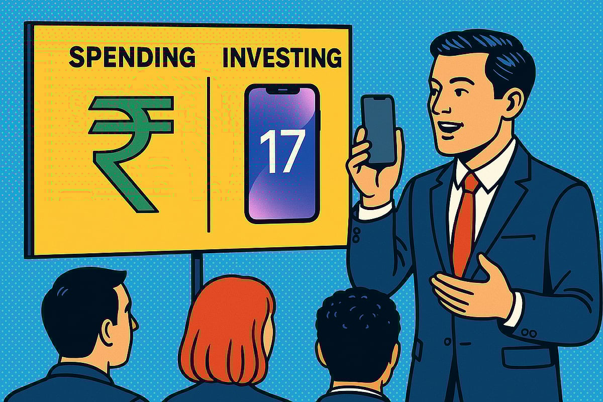 AI generated : iPhone Vs Mutual Funds