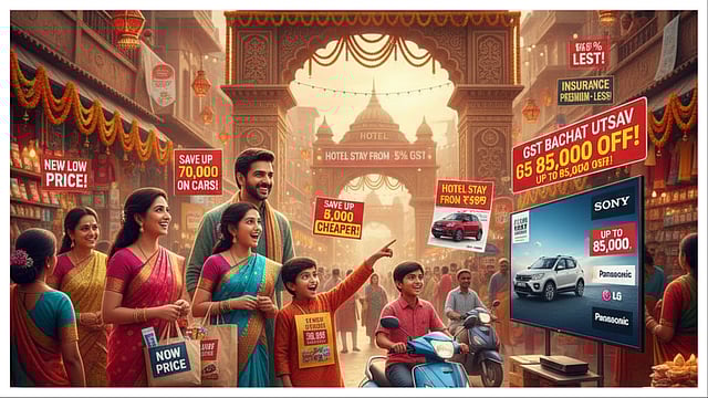 Festive Bonanza: TVs, Hotel Stays, Cars and Daily Essentials Get Cheaper as GST Rate Cuts Kick In