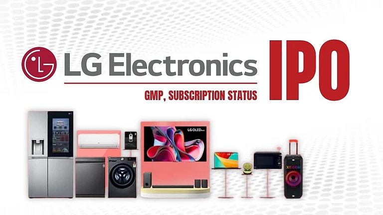 LG Electronics IPO is commanding a healthy GMP of Rs 330 per share - Canva, LG website