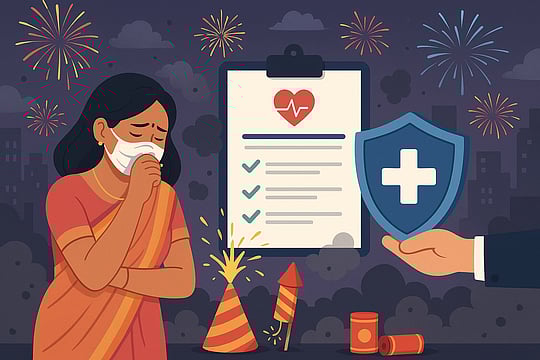 The Hidden Diwali Expense: Pollution-Triggered Illnesses And How Insurance Helps
