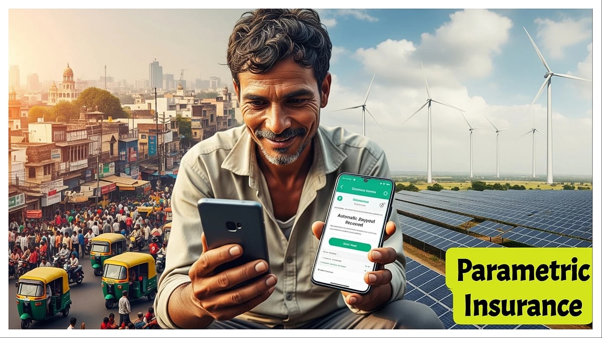 AI-generated image : Climate-linked Insurance Programme