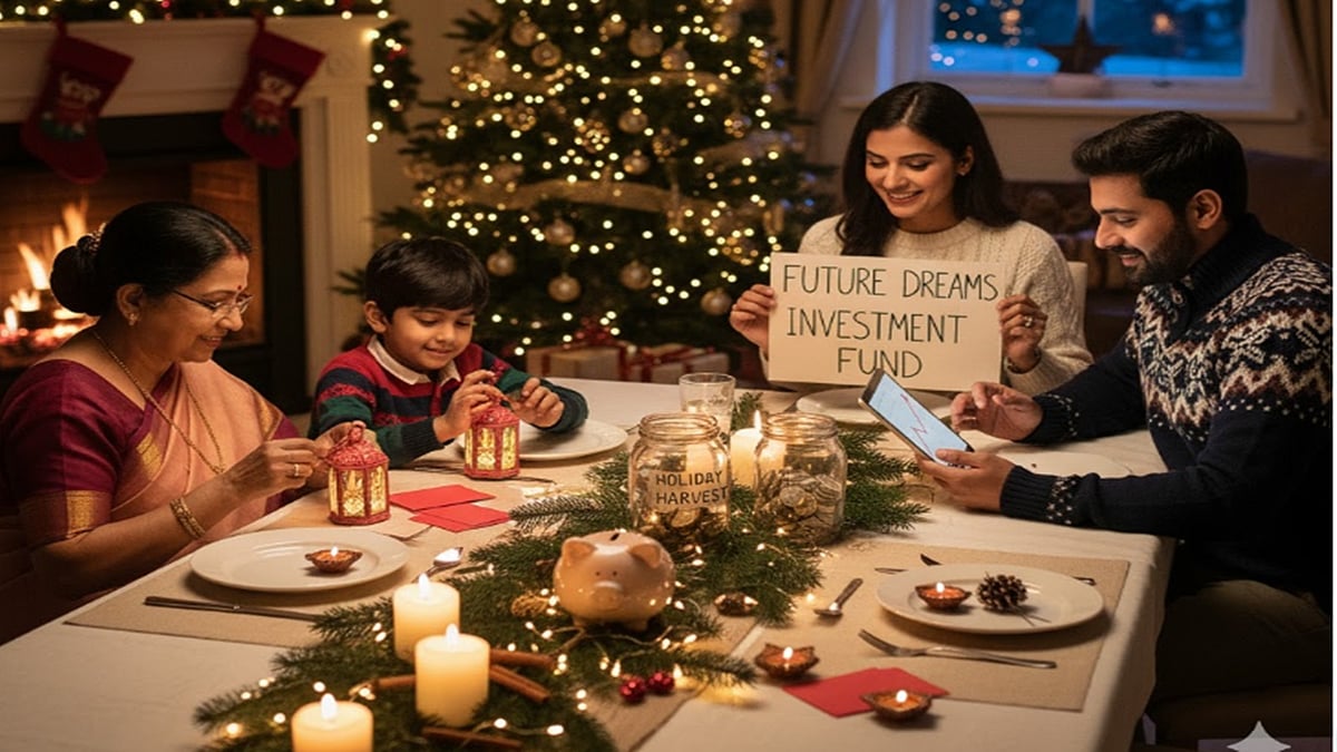 AI Generated : Just as families once marked prosperity with gold coins or silverware, the modern household can mark the same spirit by starting an SIP, buying a bond, or taking a first step into new investment avenues. 