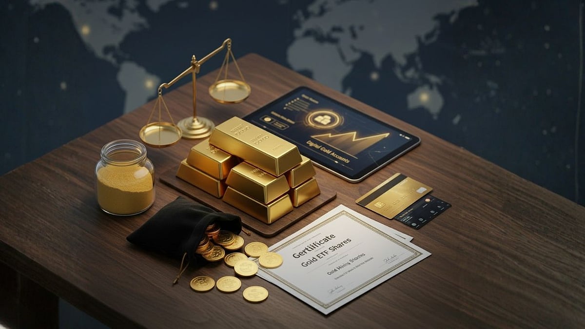 Gemini : Apart from physical gold, there are options like gold ETFs, gold-backed MFs, digital gold, and SGBs (AI-generated)