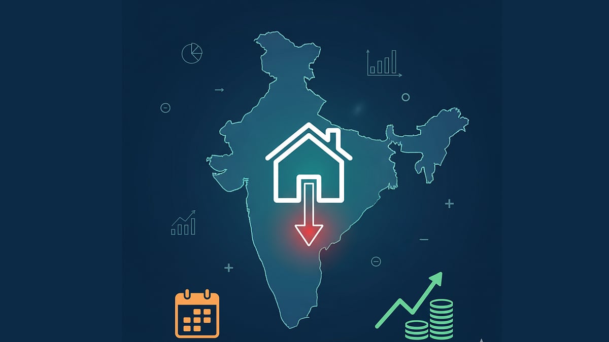 Housing Sales Dropped in Q3 in Top 8 Indian Cities (Image Generated by AI)
