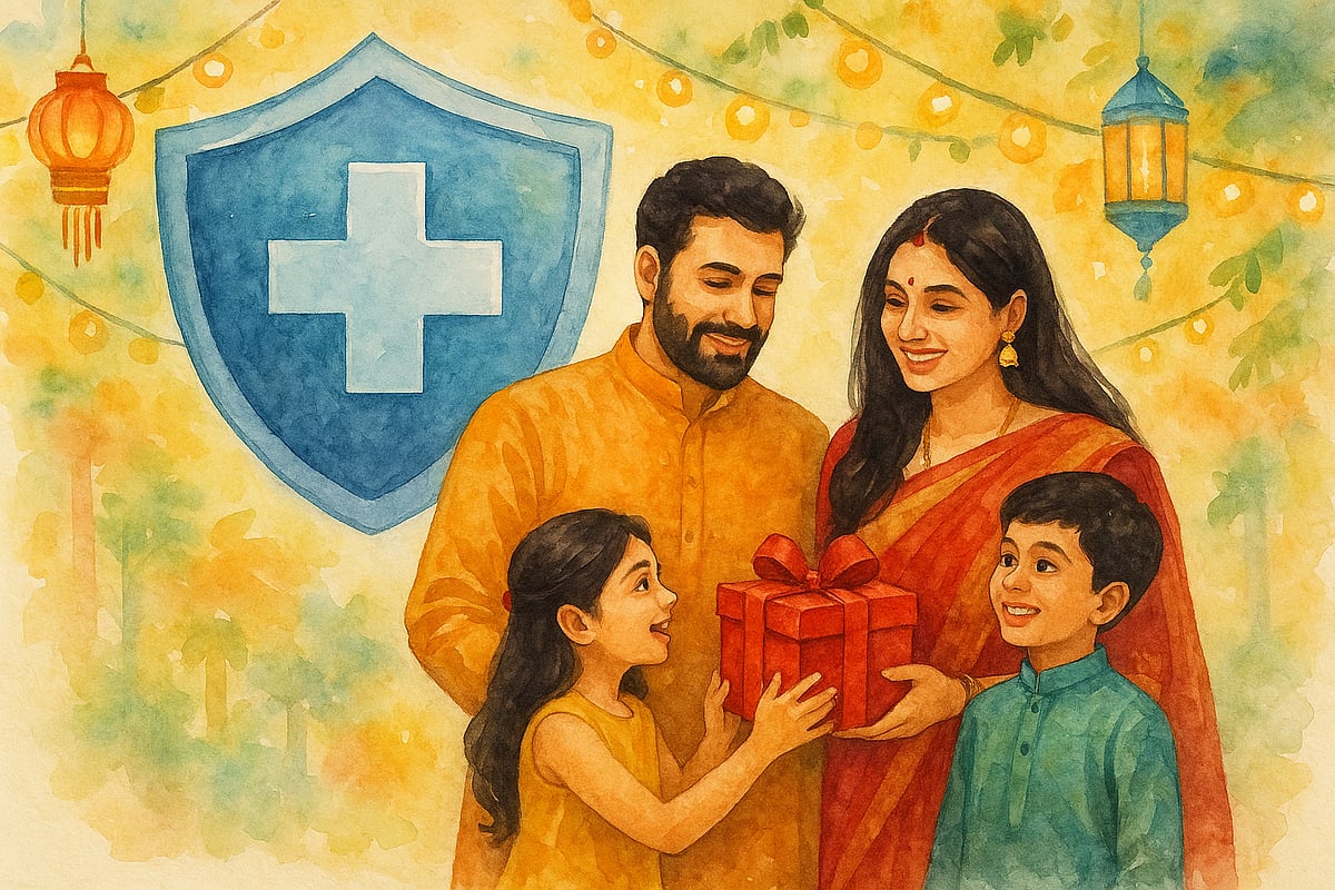 Diwali 2025: Health Insurance - ai generated 