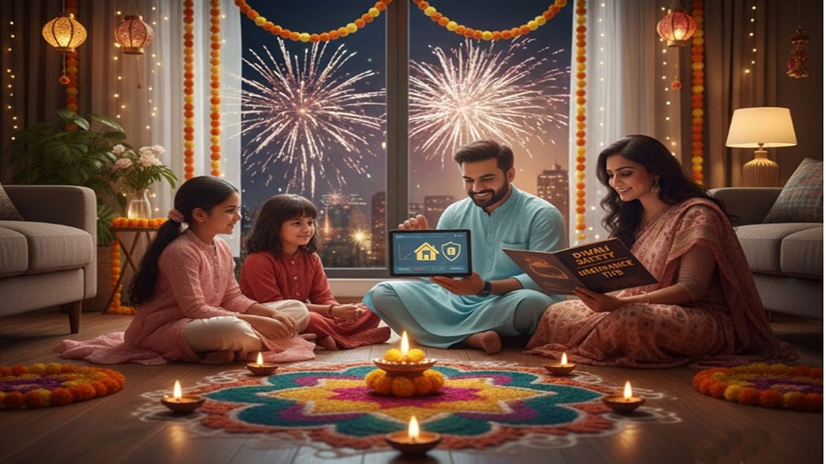 AI Generated : This Diwali, celebrate brilliantly and protect wisely. True brightness comes from peace of mind, not just flickering flames.