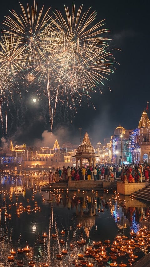 Places to go to during Diwali (AI Generated Image)