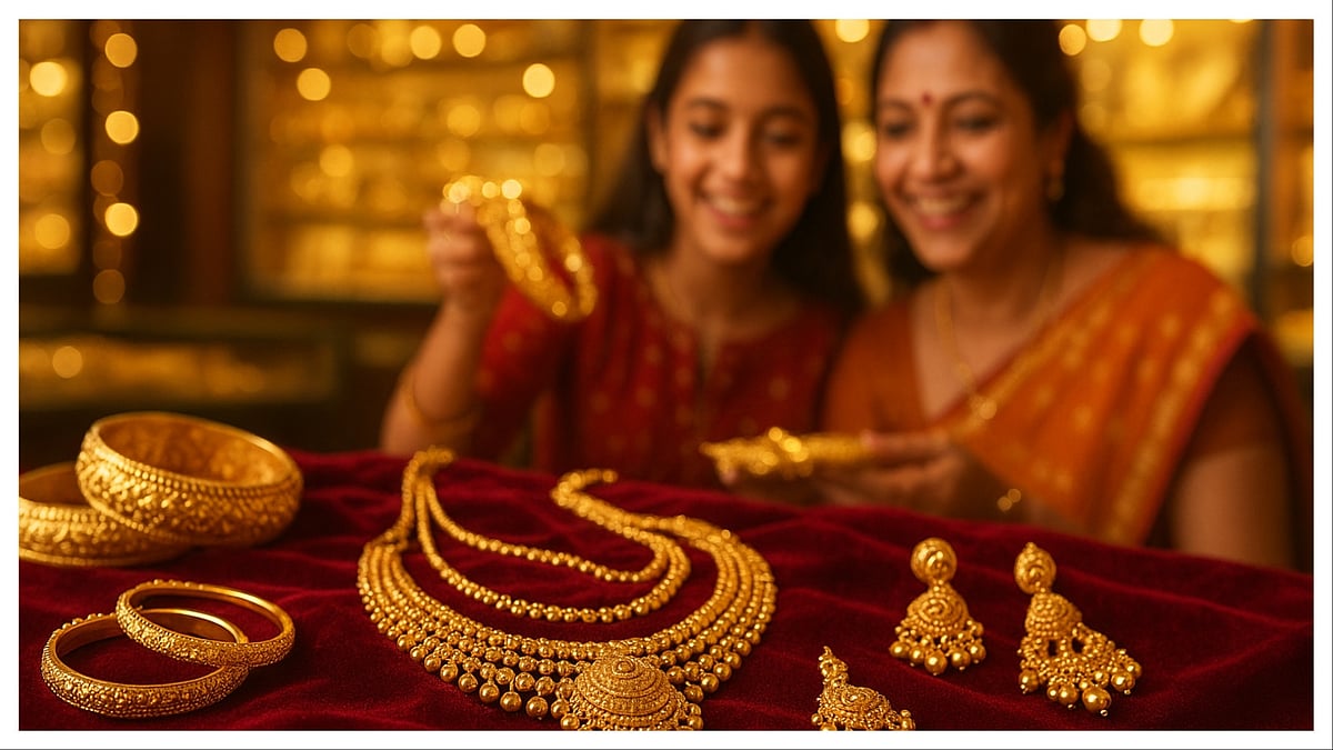 AI-generated image : Gold Purchase & Diwali 2025