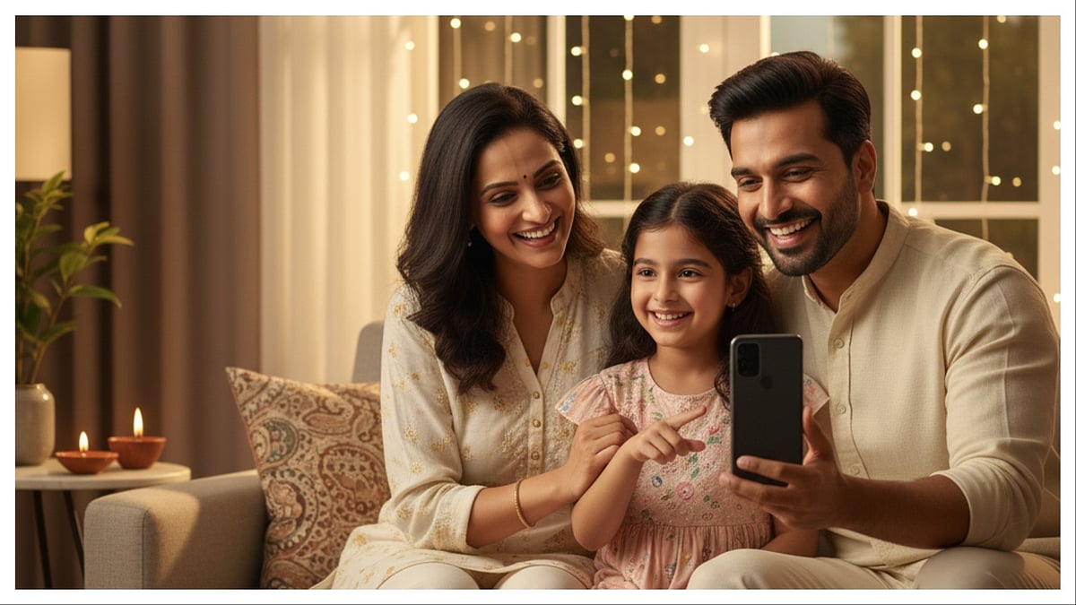 AI-generated image : Diwali 2025 and Insurance Purchases