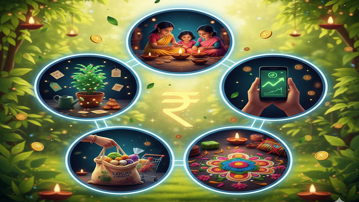 AI generated  : Celebrate Diwali with these eco-friendly tips