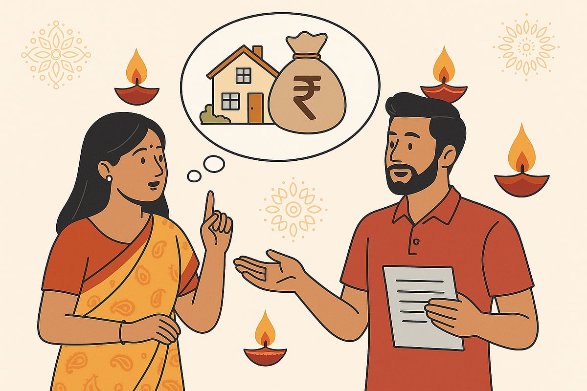 ai generated : How To Plan Diwali Loans And EMI Payments