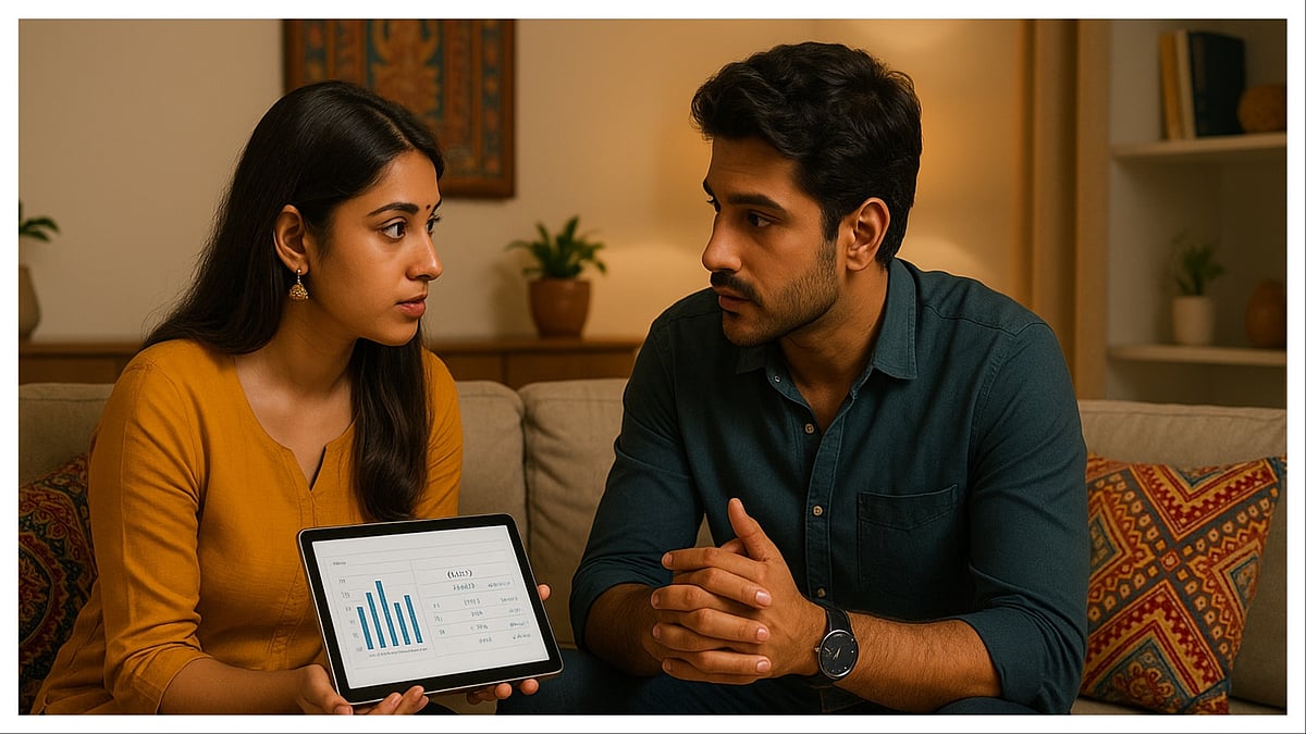 AI-generated image : Financial Planning For Couples About To Get Married