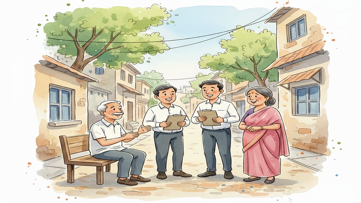 AI Generated : Delhi government launches surprise visits to welfare pensioners to tackle fraud