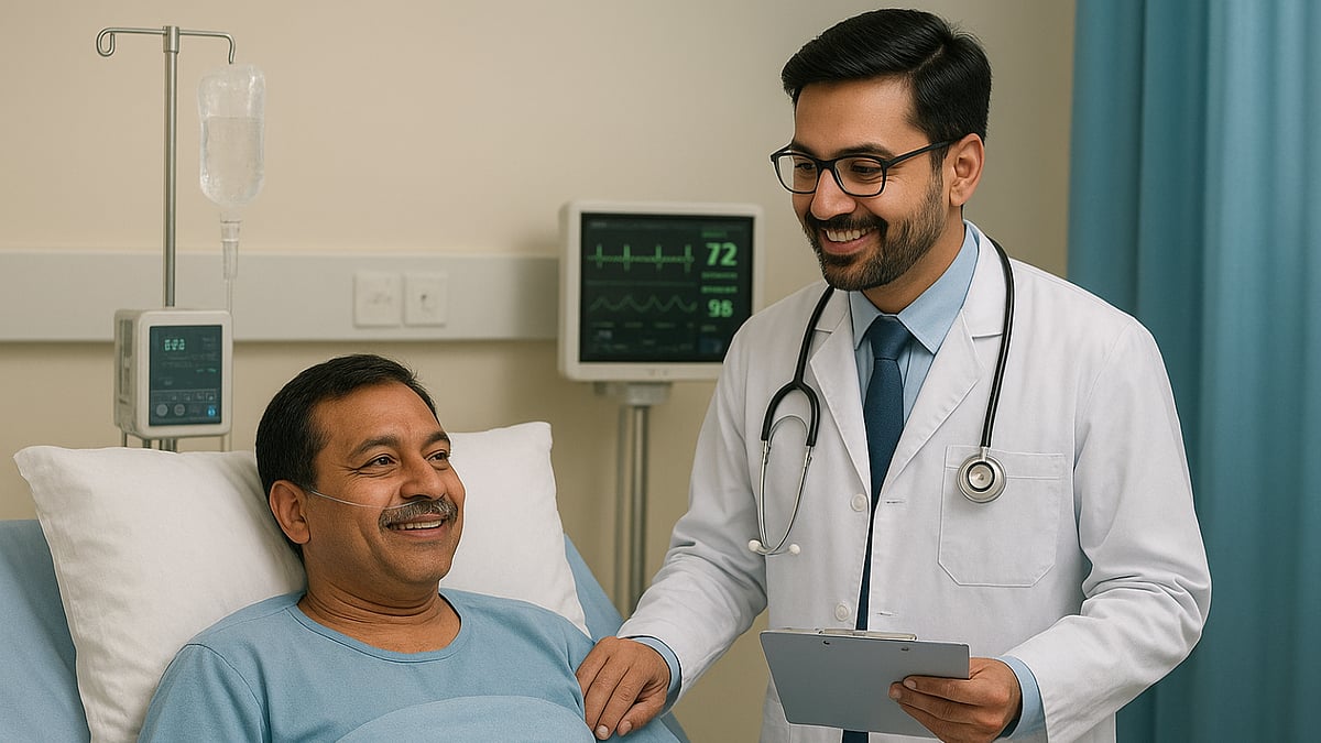 Cashless Health Facility Under AA-MMLSAY (AI Generated Image) - null