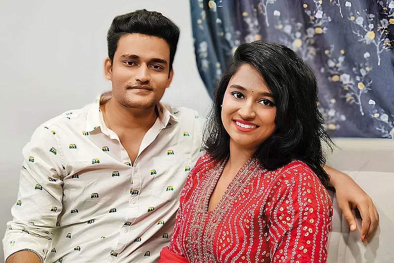 Abhishek Nag (32) 
and Aradhana solomon (31), Raipur: The couple, who run a cloud kitchen, said they chose to opt for a DINK lifestyle to be financially and emotionally free, unlike their peers or cousins who hardly have any time for themselves after having children