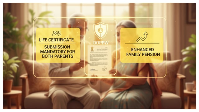 Life Certificate Submission Mandatory For Both Parents Receiving Enhanced Family Pension, Says DoPPW