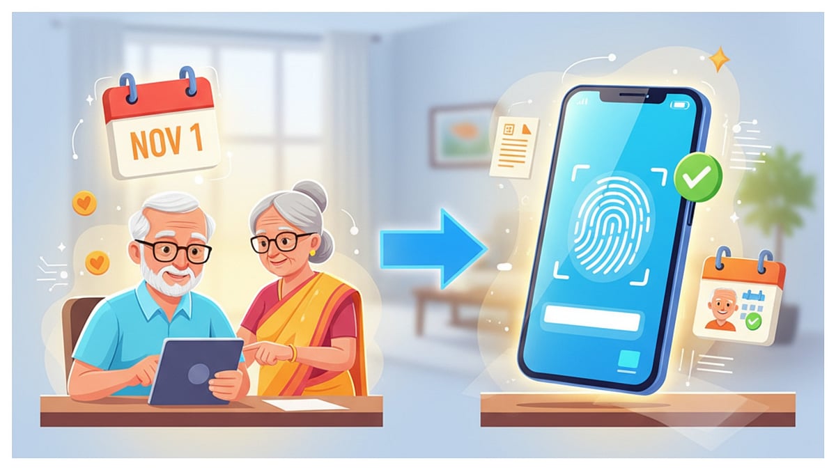 Digital Life Certificate submission for seniors - AI Generated