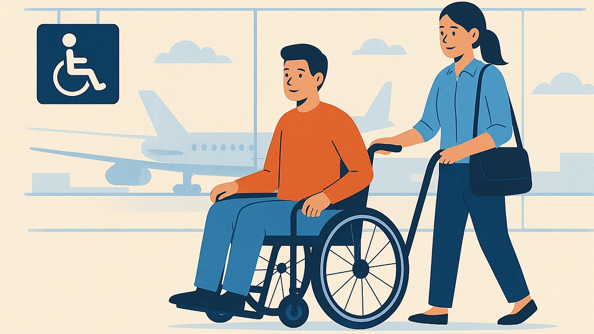 Dgca Amends Norms For Wheelchair Services (AI Generated Image)