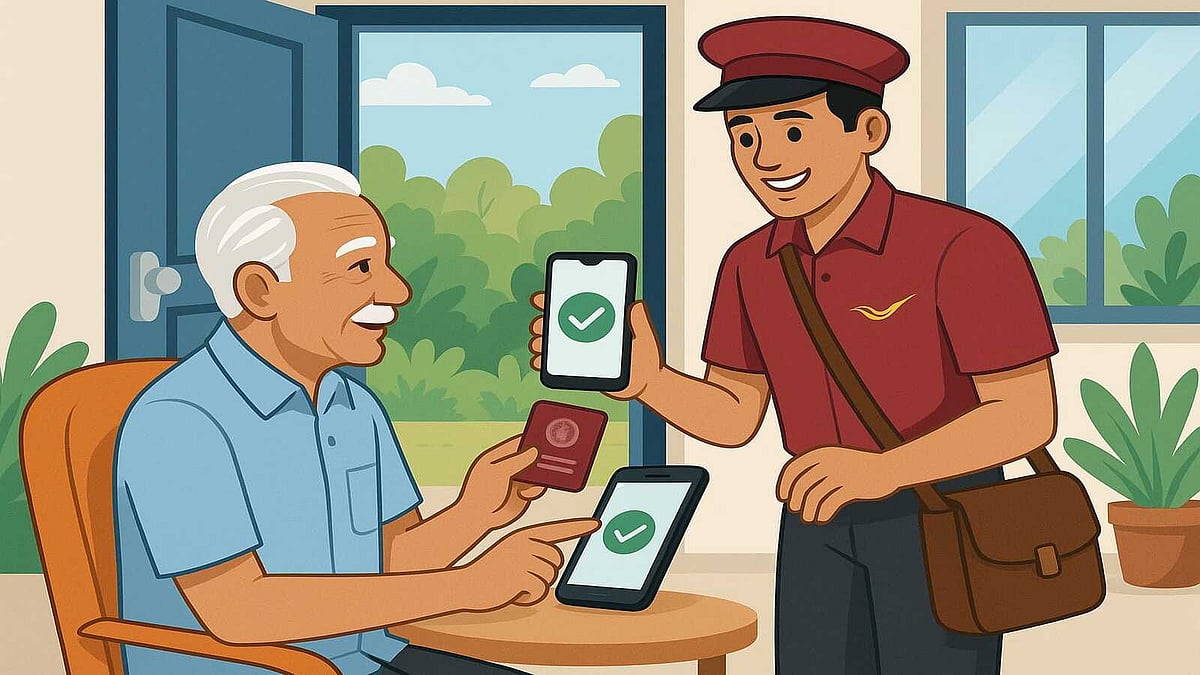 AI Generated : IPPB collaborates with EPFO to provide doorstep services to submit digital life certificates to pensioners