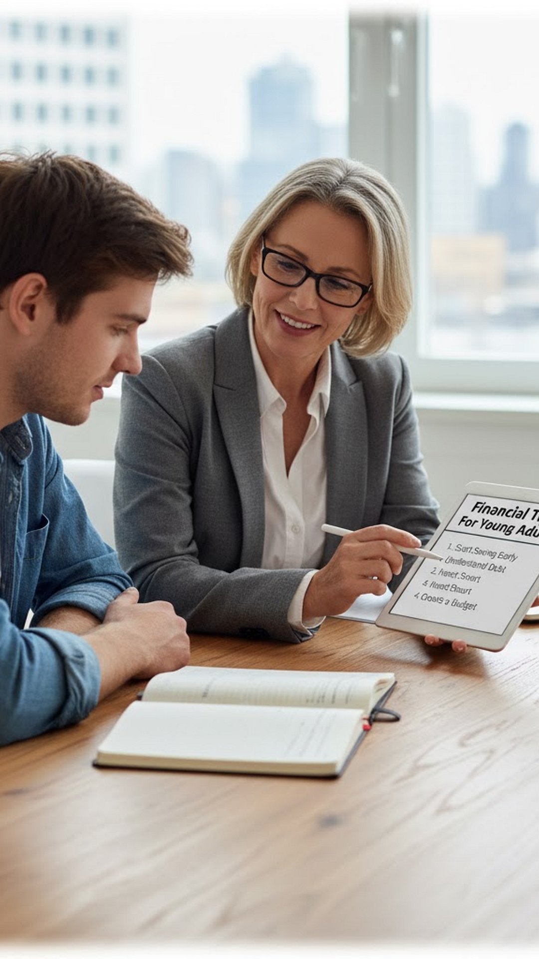 Financial Tips For Young Adults (AI Generated Image)