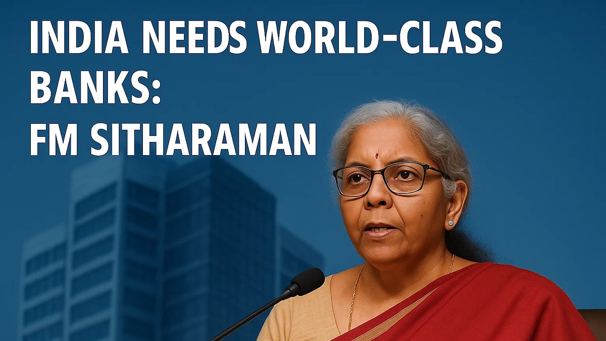 India needs world-class banks: FM Sitharaman (AI Generated Image)
